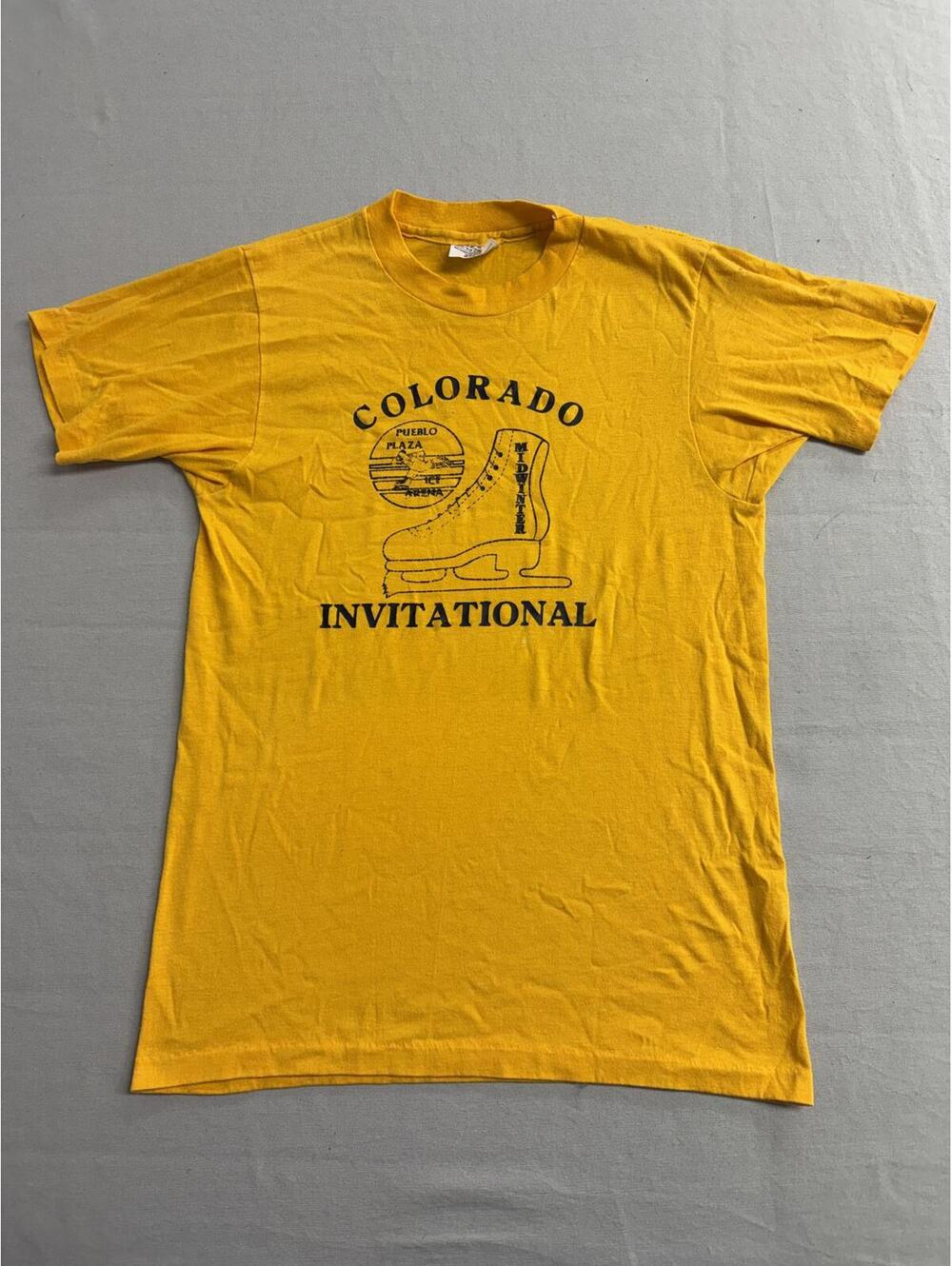 Vintage Colorado Mid-Winter Invitational Ice Skating T-shirt